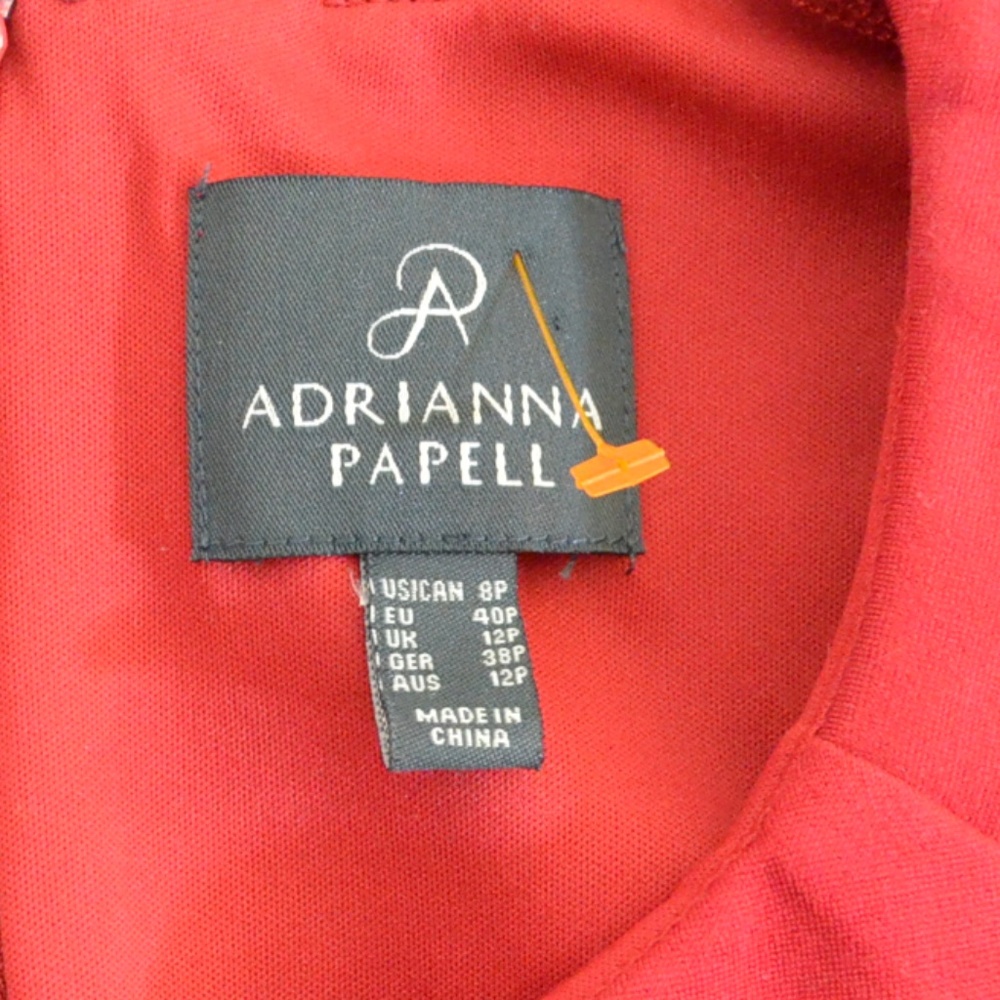 Adrianna Papell – Red Sleeveless Dress - Picture 6 of 6